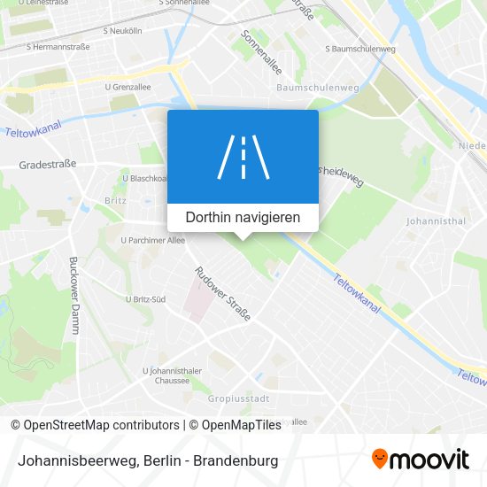 Johannisbeerweg Karte