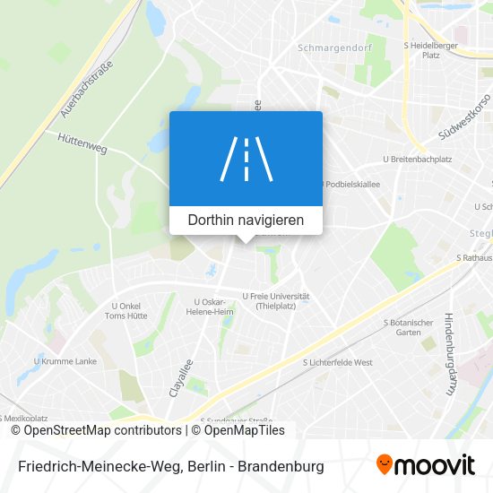 Friedrich-Meinecke-Weg Karte