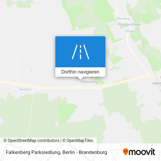 Falkenberg Parksiedlung Karte