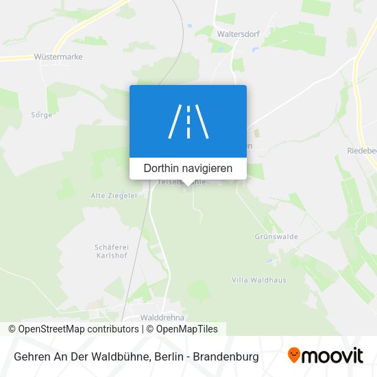 Gehren An Der Waldbühne Karte
