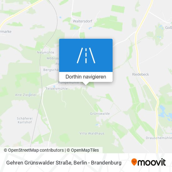 Gehren Grünswalder Straße Karte