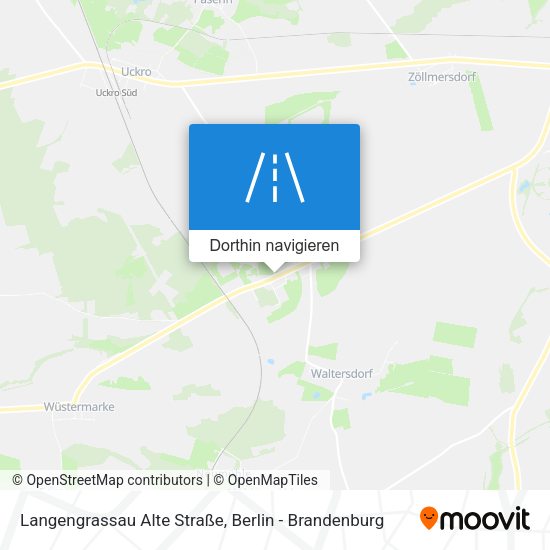 Langengrassau Alte Straße Karte