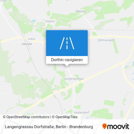 Langengrassau Dorfstraße Karte