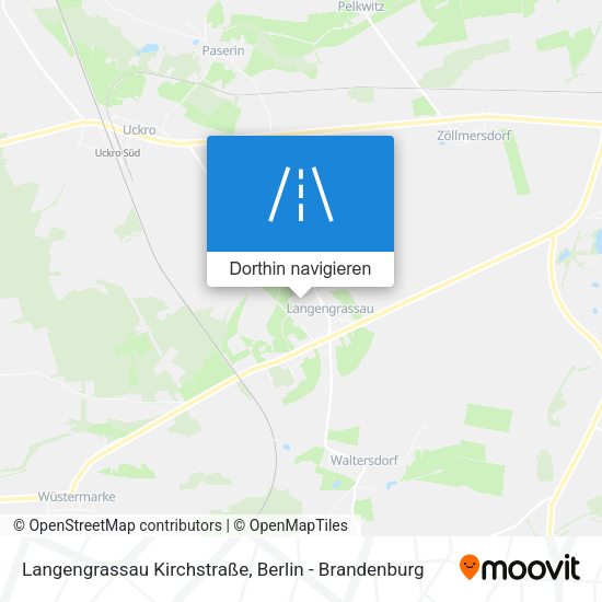 Langengrassau Kirchstraße Karte
