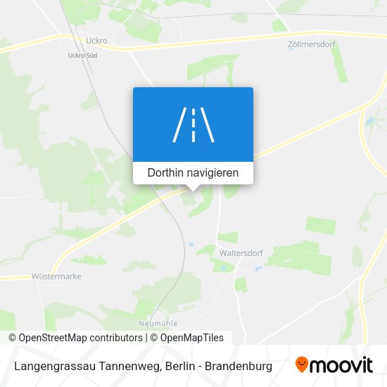 Langengrassau Tannenweg Karte