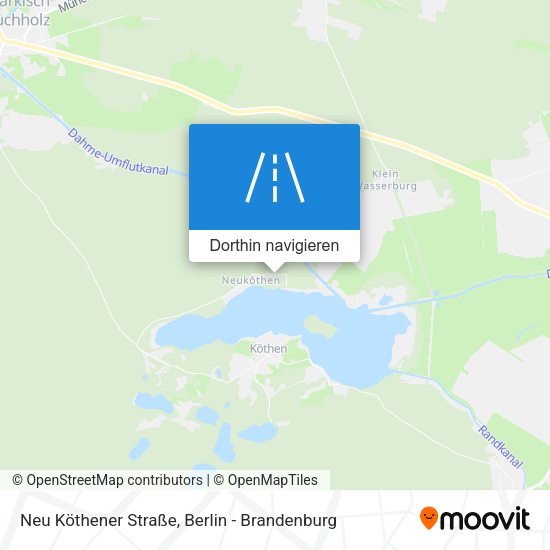 Neu Köthener Straße Karte