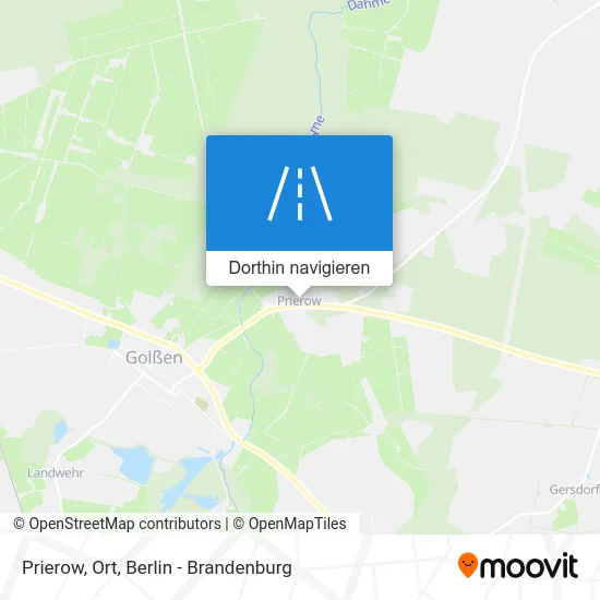 Prierow, Ort Karte