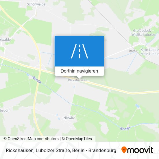Rickshausen, Lubolzer Straße Karte