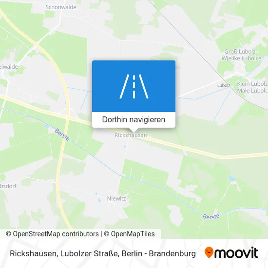 Rickshausen, Lubolzer Straße Karte