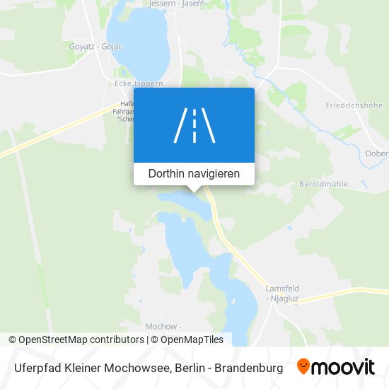 Uferpfad Kleiner Mochowsee Karte