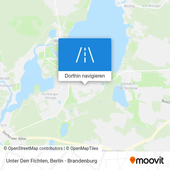 Unter Den Fichten Karte