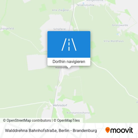 Walddrehna Bahnhofstraße Karte