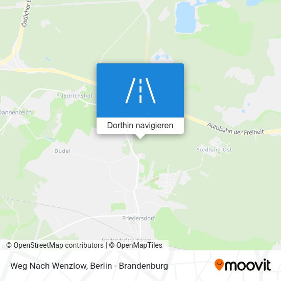 Weg Nach Wenzlow Karte
