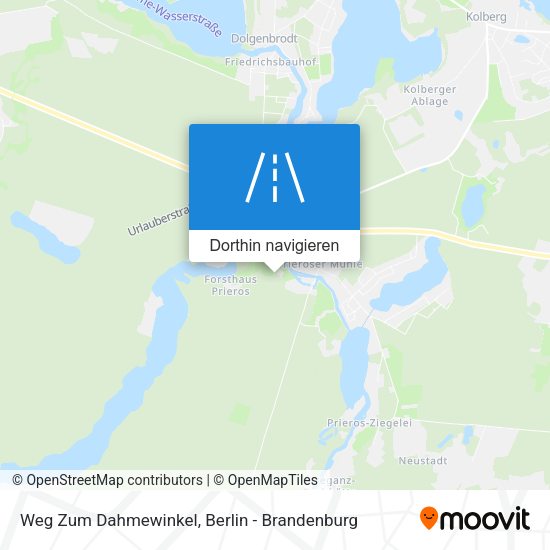 Weg Zum Dahmewinkel Karte