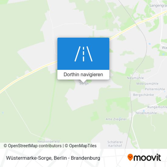 Wüstermarke-Sorge Karte