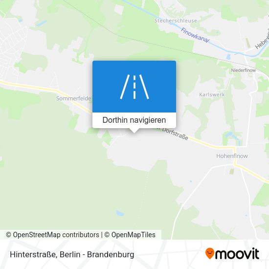 Hinterstraße Karte