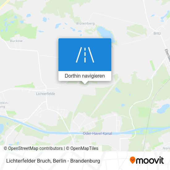 Lichterfelder Bruch Karte