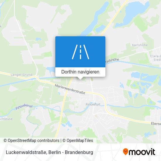 Luckenwaldstraße Karte