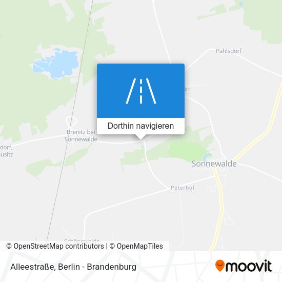 Alleestraße Karte