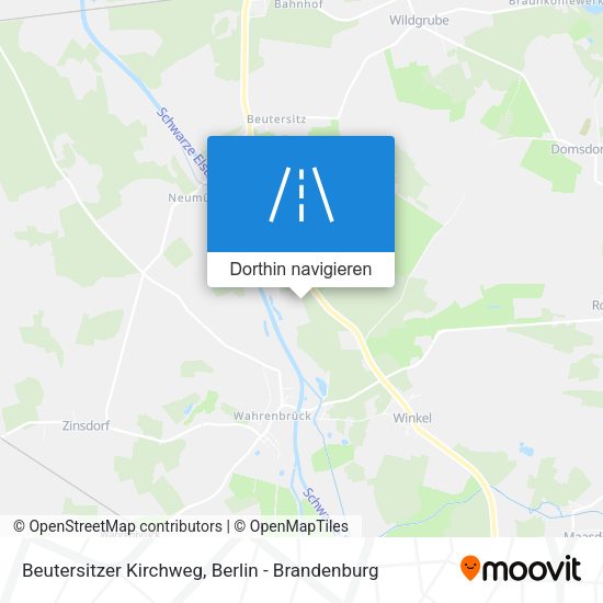 Beutersitzer Kirchweg Karte