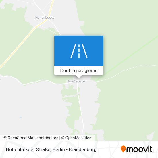 Hohenbukoer Straße Karte