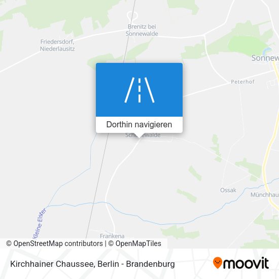Kirchhainer Chaussee Karte