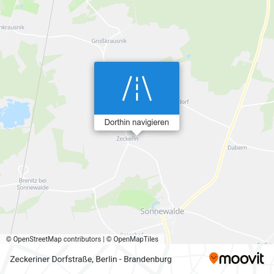 Zeckeriner Dorfstraße Karte