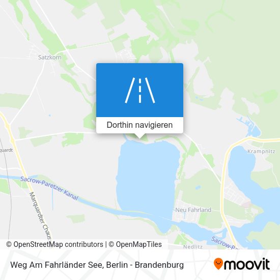 Weg Am Fahrländer See Karte