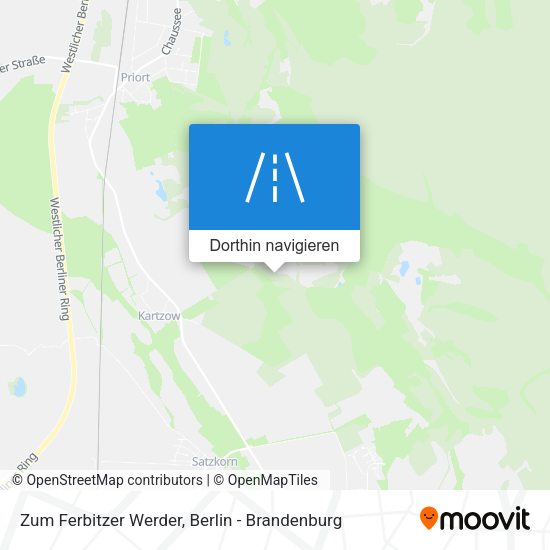 Zum Ferbitzer Werder Karte