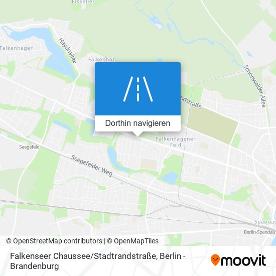 Falkenseer Chaussee / Stadtrandstraße Karte