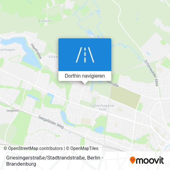 Griesingerstraße / Stadtrandstraße Karte