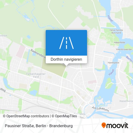 Pausiner Straße Karte