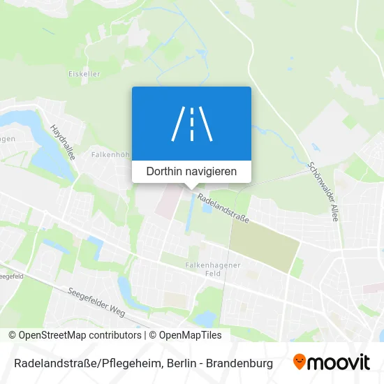 Radelandstraße/Pflegeheim Karte