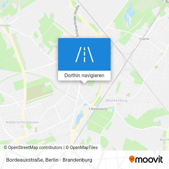 Bordeauxstraße Karte