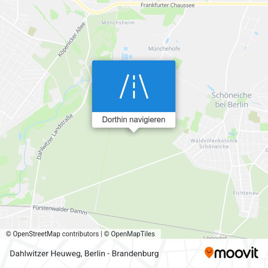 Dahlwitzer Heuweg Karte