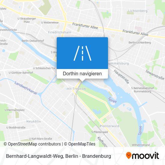 Bernhard-Langwaldt-Weg Karte