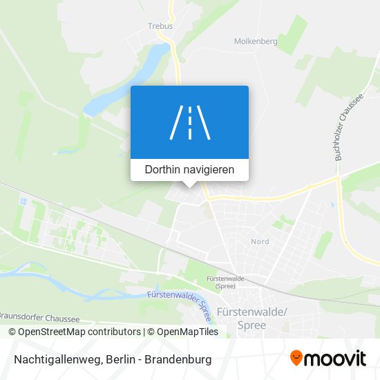 Nachtigallenweg Karte