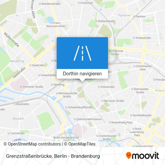 Grenzstraßenbrücke Karte