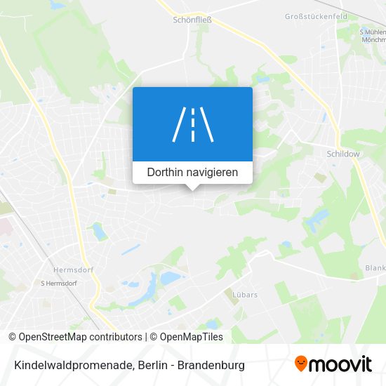 Kindelwaldpromenade Karte