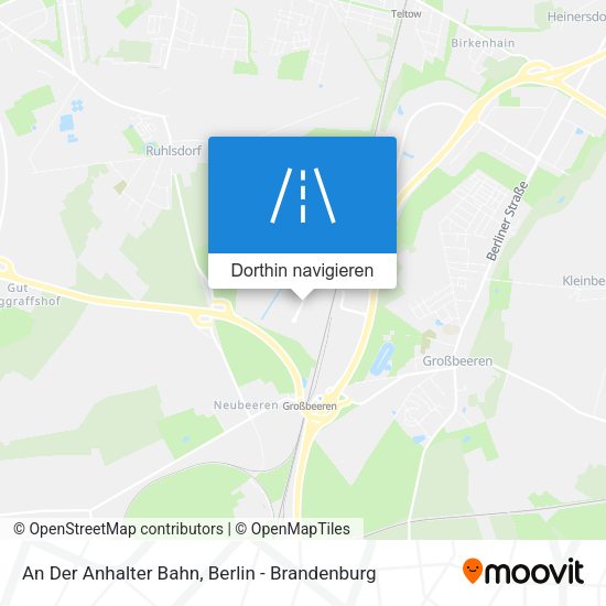 An Der Anhalter Bahn Karte