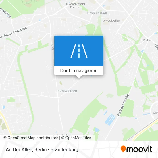 An Der Allee Karte