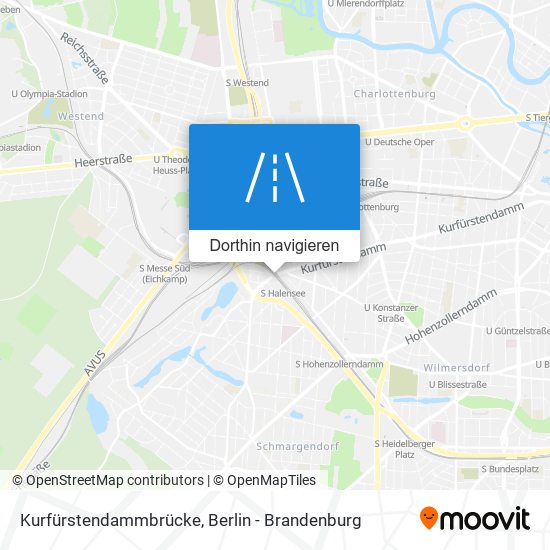 Kurfürstendammbrücke Karte