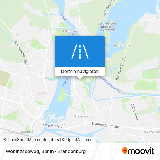 Woblitzseeweg Karte