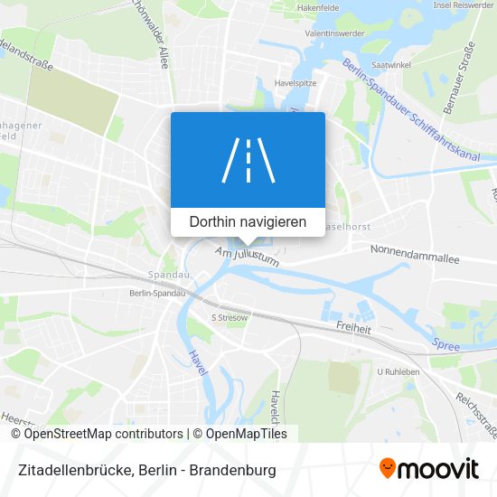 Zitadellenbrücke Karte