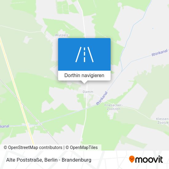 Alte Poststraße Karte