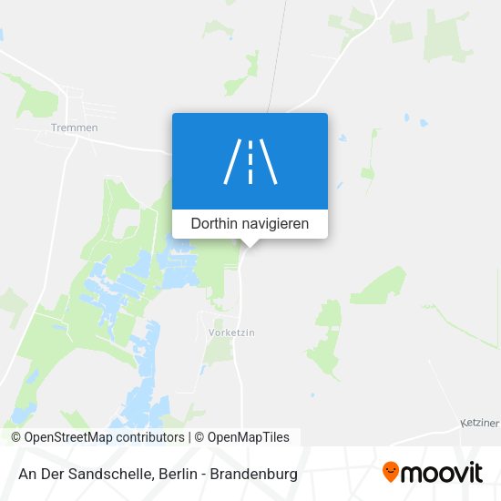 An Der Sandschelle Karte