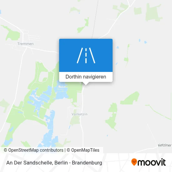 An Der Sandschelle Karte