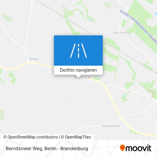 Bernitzower Weg Karte