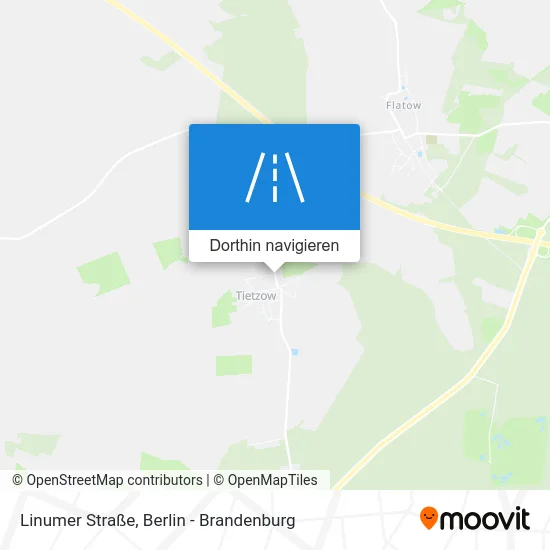 Linumer Straße Karte