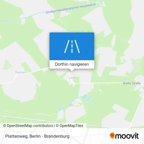 Plattenweg Karte